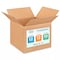 Idl Packaging 12 in x 12 in x 10 in Shipping Box, Kraft, Corrugate, Single Wall, 200#, 5 PK B-121210-5 - alternate 1
